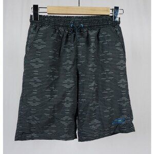 Eddie Bauer Boys Swim Trunks Shorts Great Blue Size Medium (12/14)